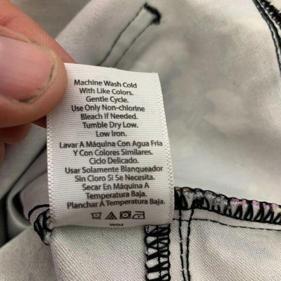 Terra & Sky Plus Size 3X Skinny Mid-Rise Pants Multicolor Pattern - Picture 5 of 7